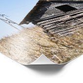 Verlaten huis foto afdruk (Hoek)