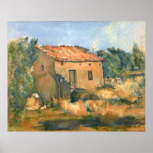 Verlaten huis in de buurt van Aix Paul Cezanne Pos Poster (Voorkant)