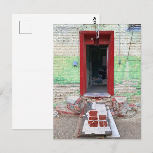 Verlaten huis in Maricopa Californië Briefkaart (Voorkant / Achterkant)