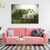Verlaten huis in Missouri Canvas Afdruk (Insitu (Woonkamer))