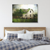 Verlaten huis in Missouri Canvas Afdruk (Insitu (Slaapkamer))