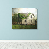 Verlaten huis in Missouri Canvas Afdruk (Insitu (Houten vloer))