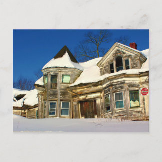 Verlaten huis in Searsport, Maine Briefkaart