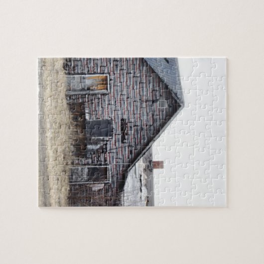 Verlaten huis legpuzzel (Horizontaal)