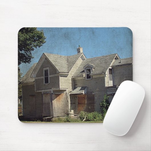 Verlaten huis muismat (Met muis)