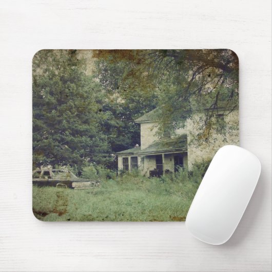 Verlaten huis muismat (Met muis)