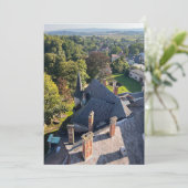 Verlaten Kasteel Feestdagenkaart (Staand voorkant)