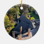 Verlaten kasteel keramisch ornament (Achterkant)