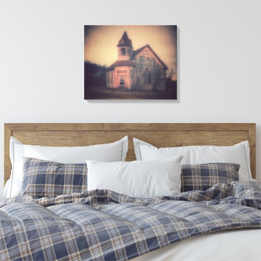 Verlaten kerk canvas afdruk (Insitu (Slaapkamer))