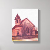 Verlaten kerk canvas afdruk (Voorkant)