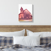 Verlaten kerk canvas afdruk (Insitu (Slaapkamer))