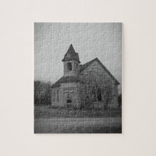 Verlaten kerk legpuzzel