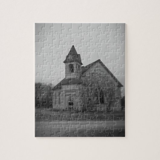 Verlaten kerk legpuzzel (Verticaal)