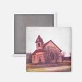 Verlaten kerk magneet (Voorkant / Achterkant)