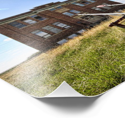 Verlaten Kerk Saskatchewan Foto Afdruk (Hoek)