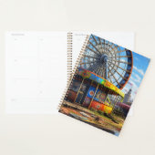 Verlaten kermisreusrad Ai kunst Planner (Display)