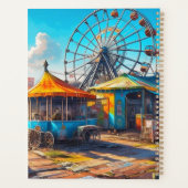 Verlaten kermisreusrad Ai kunst Planner (Achterkant)