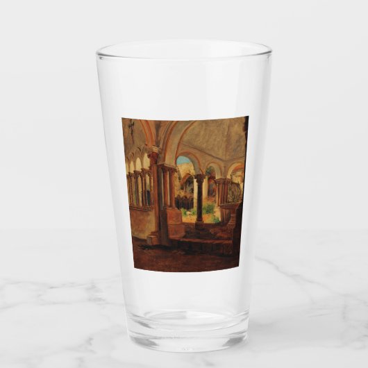 Verlaten kloosterterrein glas (Voorkant)