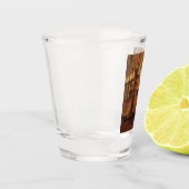 Verlaten kloosterterrein shot glas (Links)
