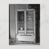 Verlaten koelkast briefkaart (Voorkant)