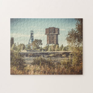 Verlaten kolenmijn legpuzzel