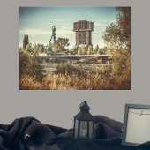 Verlaten kolenmijn poster