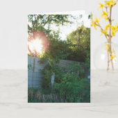 Verlaten korrels kaart (Gele Bloem)