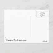 Verlaten kwadraat in briefkaart Herfst (Achterkant)