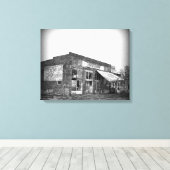 Verlaten landbouwers canvas afdruk (Insitu (Houten vloer))