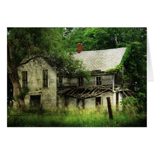 Verlaten landelijk Missouri huis (Voorkant Horizontaal)