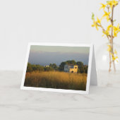 Verlaten Landhuis Landschap Kaart (Gele Bloem)