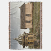 Verlaten landschap dekbed deken (Voorkant Verticaal)