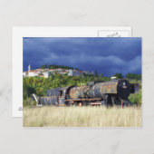 Verlaten locomotieven briefkaart (Voorkant / Achterkant)