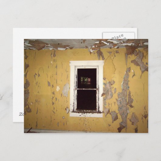 Verlaten met een Briefkaart van het Uitzicht (Voorkant / Achterkant)