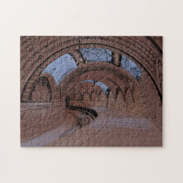 Verlaten metrostation NYC van het stadhuis Legpuzzel