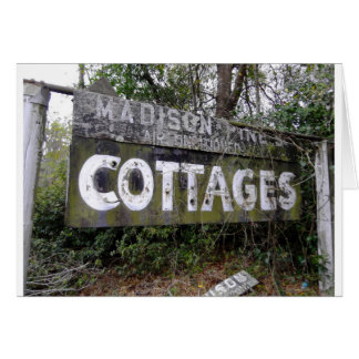 Verlaten motor in teken