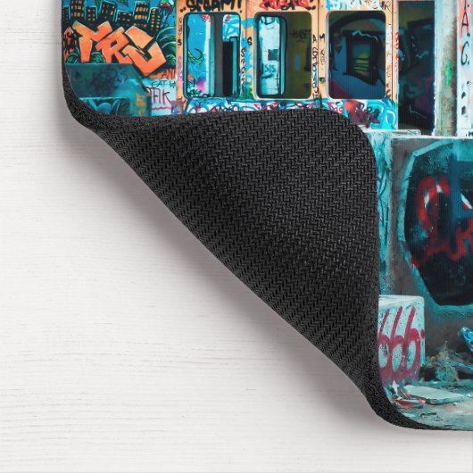 Verlaten Muismat voor graffiti-bouwgraffiti (Hoek)