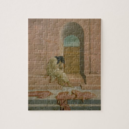 Verlaten (olie op paneel) legpuzzel (Verticaal)