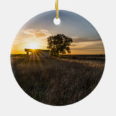 Verlaten Ornament van Shed Colorado Sunset Circle (Achterkant)