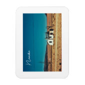 Verlaten oud treinstation in Namibië Magneet (Verticaal)