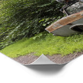 Verlaten oude auto Poster (Hoek)