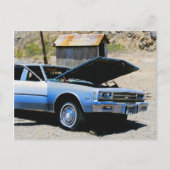 Verlaten Oude Chevrolet Impala Uitnodiging Briefkaart (Voorkant)