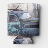 Verlaten Oude Retro Truck Blikjeskoeler (Voorkant)