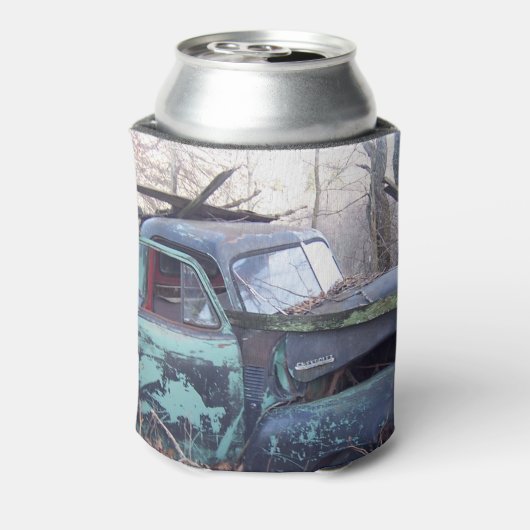 Verlaten Oude Retro Truck Blikjeskoeler (Blikje Achterkant)