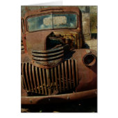 Verlaten oude vrachtwagen (Voorkant)