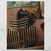 Verlaten oude vrachtwagen (Voorkant)