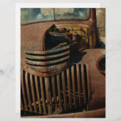 Verlaten oude vrachtwagen (Voorkant / Achterkant)