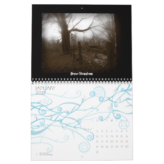 Verlaten plaatsen Agenda 2010 Kalender (Jan 2027)