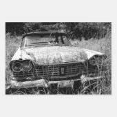 Verlaten Plymouth Car Photo Wrapping Paper (Voorkant 2)