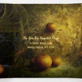 Verlaten pompoen patch Halloween Party Drieluik Uitnodiging (Binnenkant midden)